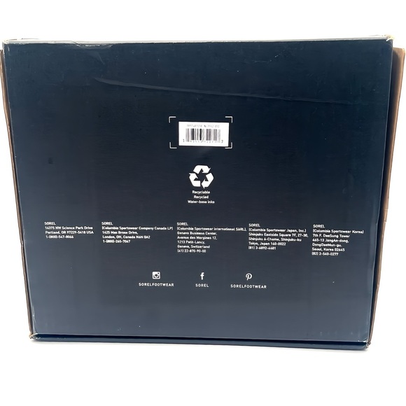 Sorel Joanie Il Lace Webbing Wedge Sandals Blue Nubuck Leather Size 8 New In Box - Picture 12 of 12